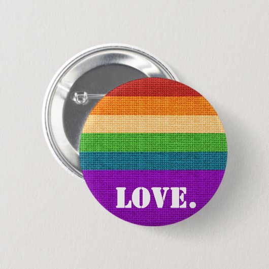 LGBT Liebe Button (Vorne & Hinten)