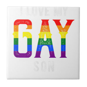 LGBT Liebe Gay Son - Gay Pride Outfit Gay Pride Pa Fliese
