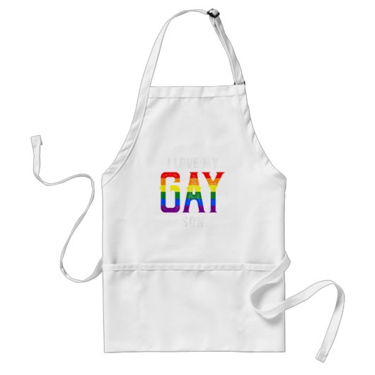 LGBT Liebe Gay Son - Gay Pride Outfit Gay Pride Pa Schürze (Vorne)