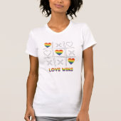 LGBT-Liebe gewinnt T-Shirt (Vorderseite)