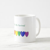 LGBT Liebe meine Ehemann-Tasse Kaffeetasse (VorderseiteRechts)