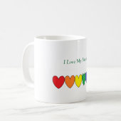 LGBT Liebe meine Ehemann-Tasse Kaffeetasse (Vorderseite Links)