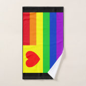 #LGBT #Liebe #pride #gay #lesbian #space #parade Badhandtuch Set (Handtuch)