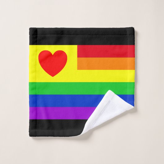 #LGBT #Liebe #pride #gay #lesbian #space #parade Badhandtuch Set (Waschlappen)