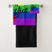 #LGBT #Liebe #pride #gay #lesbian #space #parade Badhandtuch Set (Insitu)