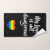 #LGBT #Liebe #pride #gay #lesbian #space #parade Badhandtuch Set (Handtuch)