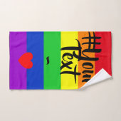 #LGBT #Liebe #pride #gay #lesbian #space #parade Badhandtuch Set (Handtuch)