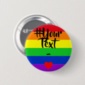 #LGBT #Liebe #pride #gay #lesbian #space #parade Button (Vorne & Hinten)