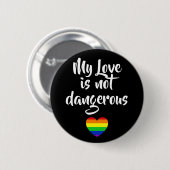 #LGBT #Liebe #pride #gay #lesbian #space #parade Button (Vorne & Hinten)