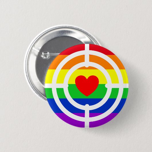 #LGBT #Liebe #pride #gay #lesbian #space #parade Button (Vorne & Hinten)