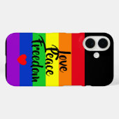 #LGBT #Liebe #pride #gay #lesbian #space #parade Case-Mate iPhone Hülle (Rückseite (Horizontal))