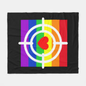 #LGBT #Liebe #pride #gay #lesbian #space #parade Fleecedecke (Vorderseite (Horizontal))