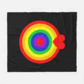 #LGBT #Liebe #pride #gay #lesbian #space #parade Fleecedecke (Vorderseite (Horizontal))