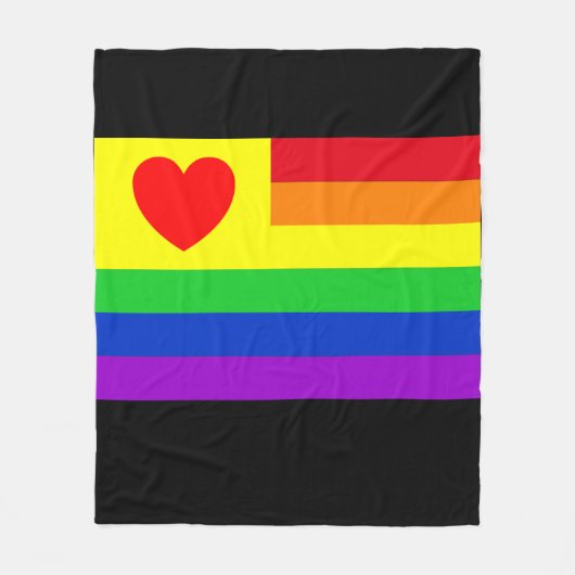 #LGBT #Liebe #pride #gay #lesbian #space #parade Fleecedecke (Vorderseite)