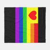 #LGBT #Liebe #pride #gay #lesbian #space #parade Fleecedecke (Vorderseite (Horizontal))
