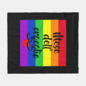 #LGBT #Liebe #pride #gay #lesbian #space #parade Fleecedecke (Vorderseite (Horizontal))