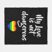 #LGBT #Liebe #pride #gay #lesbian #space #parade Fleecedecke (Vorderseite (Horizontal))