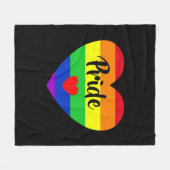 #LGBT #Liebe #pride #gay #lesbian #space #parade Fleecedecke (Vorderseite (Horizontal))