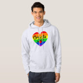 #LGBT #Liebe #pride #gay #lesbian #space #parade Hoodie (Vorne ganz)