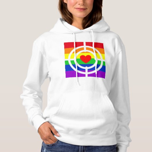 #LGBT #Liebe #pride #gay #lesbian #space #parade Hoodie (Vorderseite)