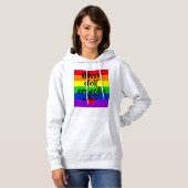 #LGBT #Liebe #pride #gay #lesbian #space #parade Hoodie (Vorne ganz)