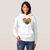 #LGBT #Liebe #pride #gay #lesbian #space #parade Hoodie (Vorne ganz)