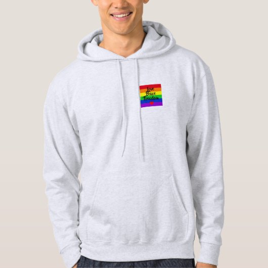 #LGBT #Liebe #pride #gay #lesbian #space #parade Hoodie (Vorderseite)