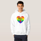 #LGBT #Liebe #pride #gay #lesbian #space #parade Hoodie (Vorne ganz)