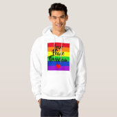 #LGBT #Liebe #pride #gay #lesbian #space #parade Hoodie (Vorne ganz)