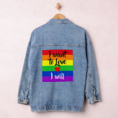 #LGBT #Liebe #pride #gay #lesbian #space #parade Jeansjacke (Hangar)