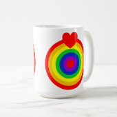 #LGBT #Liebe #pride #gay #lesbian #space #parade Kaffeetasse (VorderseiteRechts)