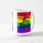 #LGBT #Liebe #pride #gay #lesbian #space #parade Kaffeetasse (VorderseiteRechts)