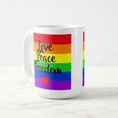 #LGBT #Liebe #pride #gay #lesbian #space #parade Kaffeetasse (Vorderseite Links)