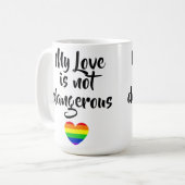 #LGBT #Liebe #pride #gay #lesbian #space #parade Kaffeetasse (Vorderseite Links)