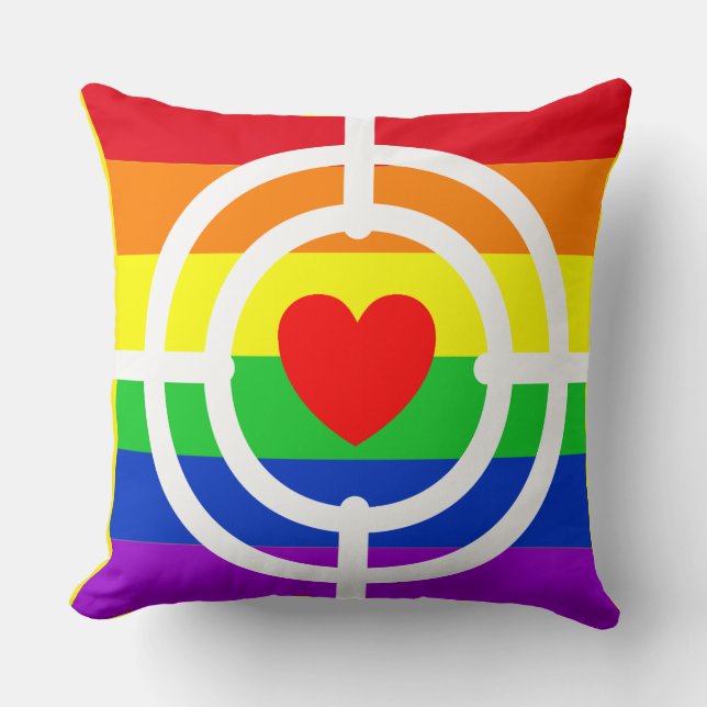 #LGBT #Liebe #pride #gay #lesbian #space #parade Kissen (Vorderseite)