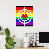 #LGBT #Liebe #pride #gay #lesbian #space #parade Poster (Heimbüro)