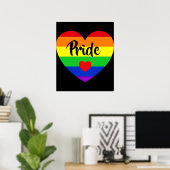 #LGBT #Liebe #pride #gay #lesbian #space #parade Poster (Heimbüro)