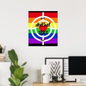 #LGBT #Liebe #pride #gay #lesbian #space #parade Poster (Heimbüro)