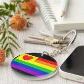 #LGBT #Liebe #pride #gay #lesbian #space #parade Schlüsselanhänger (Vorderseite rechts)