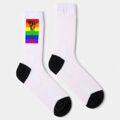 #LGBT #Liebe #pride #gay #lesbian #space #parade Socken (Rechts)
