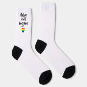 #LGBT #Liebe #pride #gay #lesbian #space #parade Socken (Rechts)