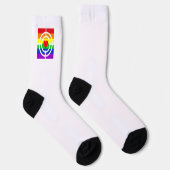 #LGBT #Liebe #pride #gay #lesbian #space #parade Socken (Rechts)