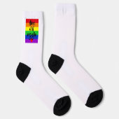 #LGBT #Liebe #pride #gay #lesbian #space #parade Socken (Rechts)