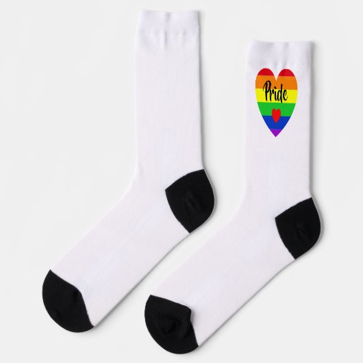 #LGBT #Liebe #pride #gay #lesbian #space #parade Socken (Linkes Detail)