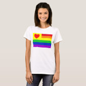 #LGBT #Liebe #pride #gay #lesbian #space #parade T-Shirt (Vorne ganz)
