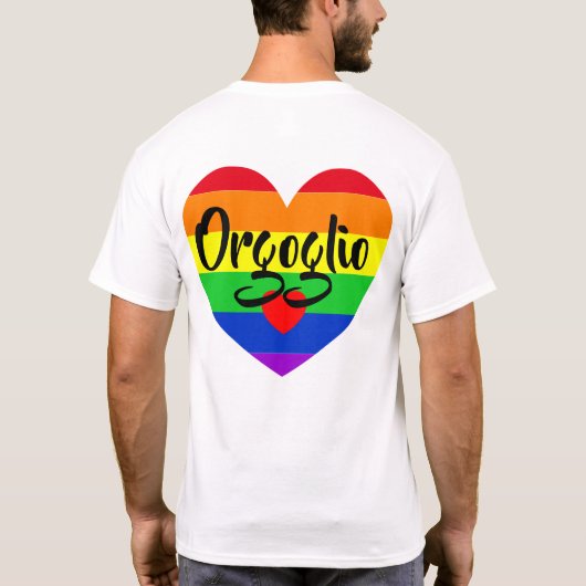 #LGBT #Liebe #pride #gay #lesbian #space #parade T-Shirt (Rückseite)