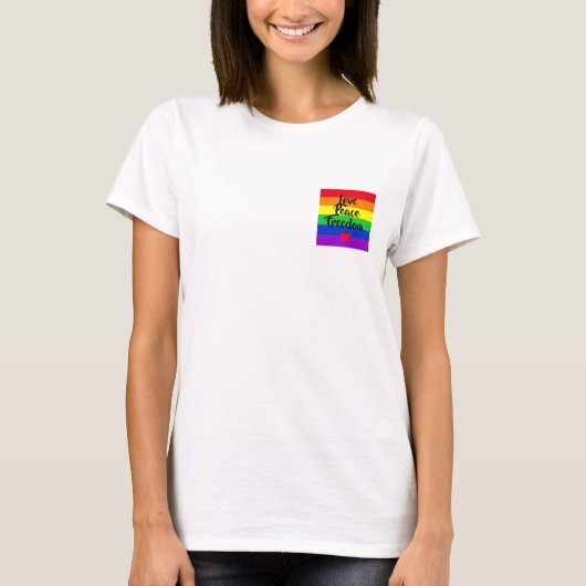 #LGBT #Liebe #pride #gay #lesbian #space #parade T-Shirt (Vorderseite)