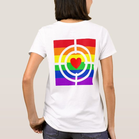 #LGBT #Liebe #pride #gay #lesbian #space #parade T-Shirt (Rückseite)