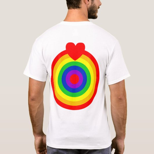 #LGBT #Liebe #pride #gay #lesbian #space #parade T-Shirt (Rückseite)