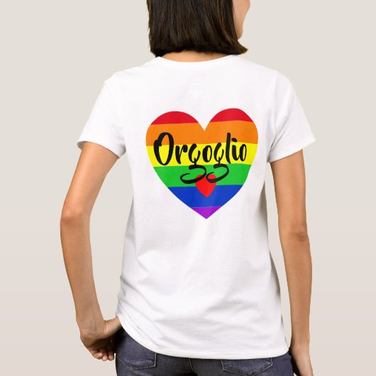 #LGBT #Liebe #pride #gay #lesbian #space #parade T-Shirt (Rückseite)